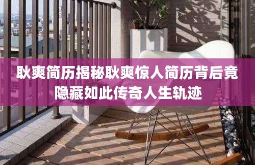 耿爽简历揭秘耿爽惊人简历背后竟隐藏如此传奇人生轨迹