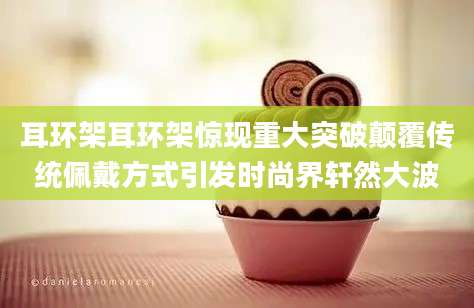 耳环架耳环架惊现重大突破颠覆传统佩戴方式引发时尚界轩然大波