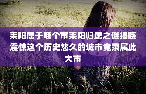 耒阳属于哪个市耒阳归属之谜揭晓震惊这个历史悠久的城市竟隶属此大市