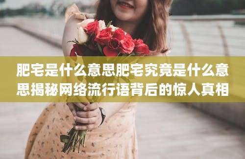 肥宅是什么意思肥宅究竟是什么意思揭秘网络流行语背后的惊人真相