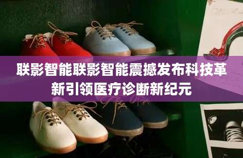 联影智能联影智能震撼发布科技革新引领医疗诊断新纪元