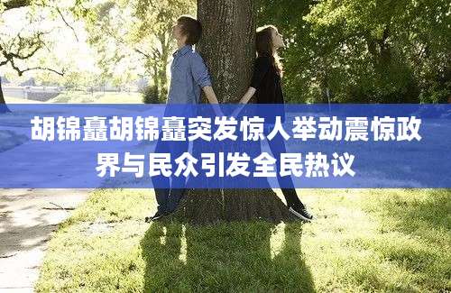 胡锦矗胡锦矗突发惊人举动震惊政界与民众引发全民热议