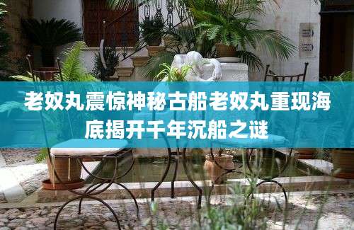 老奴丸震惊神秘古船老奴丸重现海底揭开千年沉船之谜