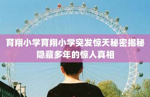 育翔小学育翔小学突发惊天秘密揭秘隐藏多年的惊人真相